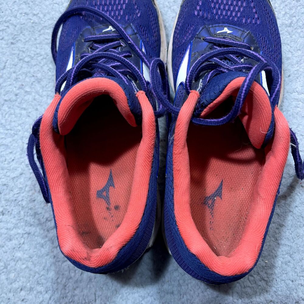 Mizuno Wave Rider 21 Womens Shoes Sz 9.5 Blue Running Athletic Sneaker Trainer - Picture 15 of 16